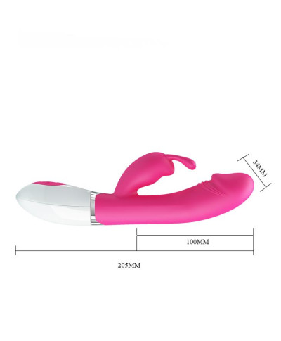Królik wibrator głosowe sterowanie 30 trybów 21cm