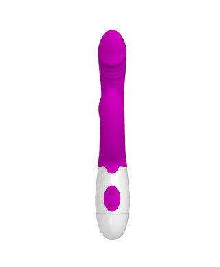 Wygięty wibrator punkt g z masażerem 20cm 7trybów