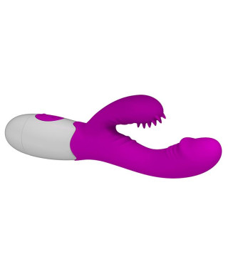 Wygięty wibrator punkt g z masażerem 20cm 7trybów