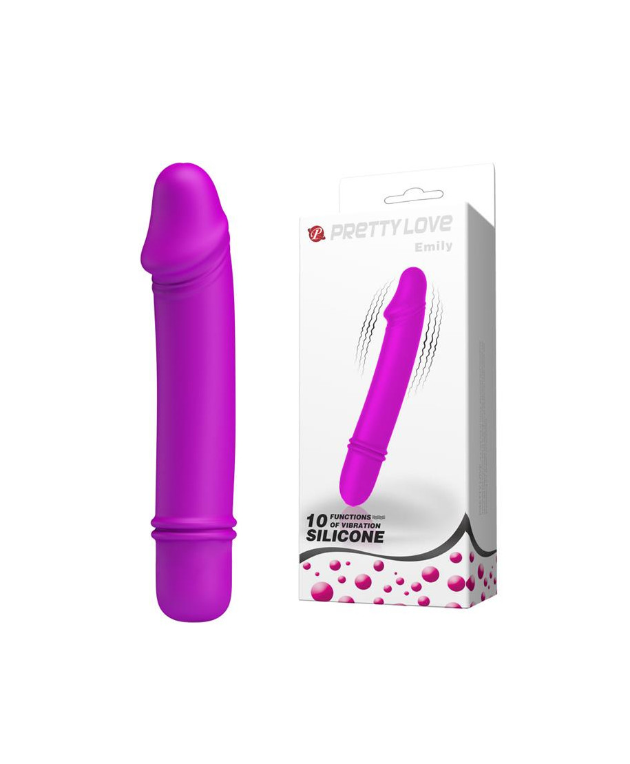 Mini penis wibrator realistyczny sex 12cm 10trybów