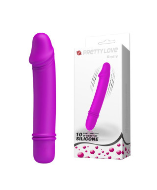 Mini penis wibrator realistyczny sex 12cm 10trybów