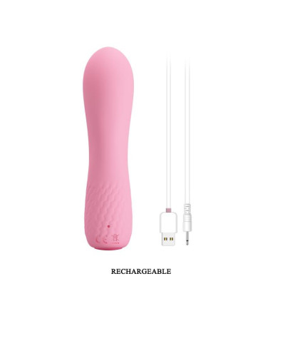 Krótki mocny masażer wibrator punkyu g 11cm 12tryb