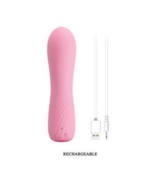 Krótki mocny masażer wibrator punkyu g 11cm 12tryb