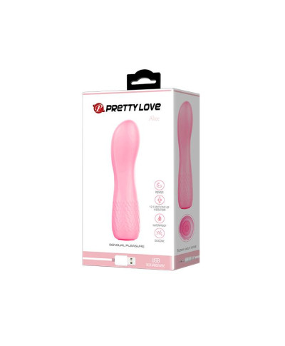 Krótki mocny masażer wibrator punkyu g 11cm 12tryb