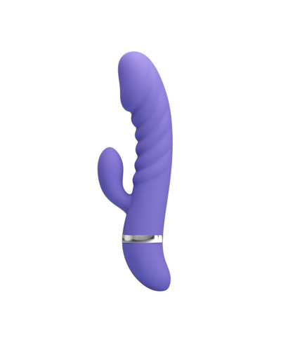 Sex wibrator ze stymulatorem łechtaczki 7tryb 18cm