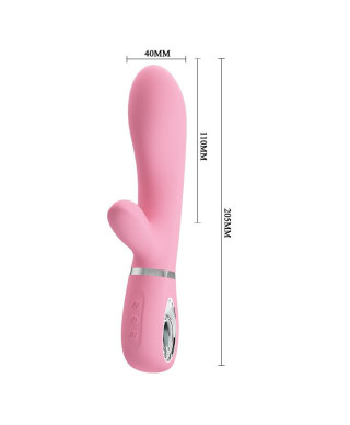 Elegancki klasyczny wibrator wielofunkcyjny 20cm