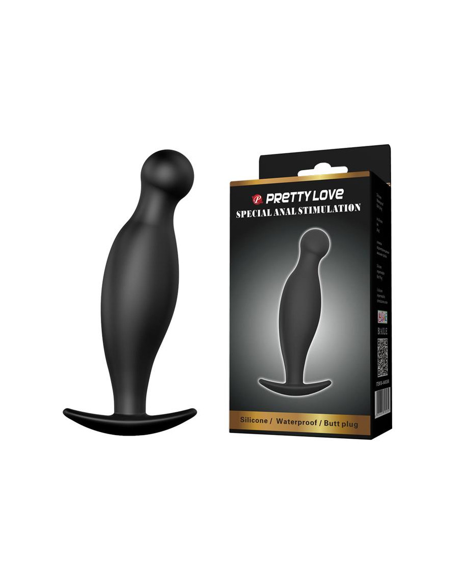 Dopasowany nieduży korek analny do prostaty 11cm
