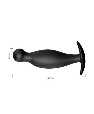 Dopasowany nieduży korek analny do prostaty 11cm