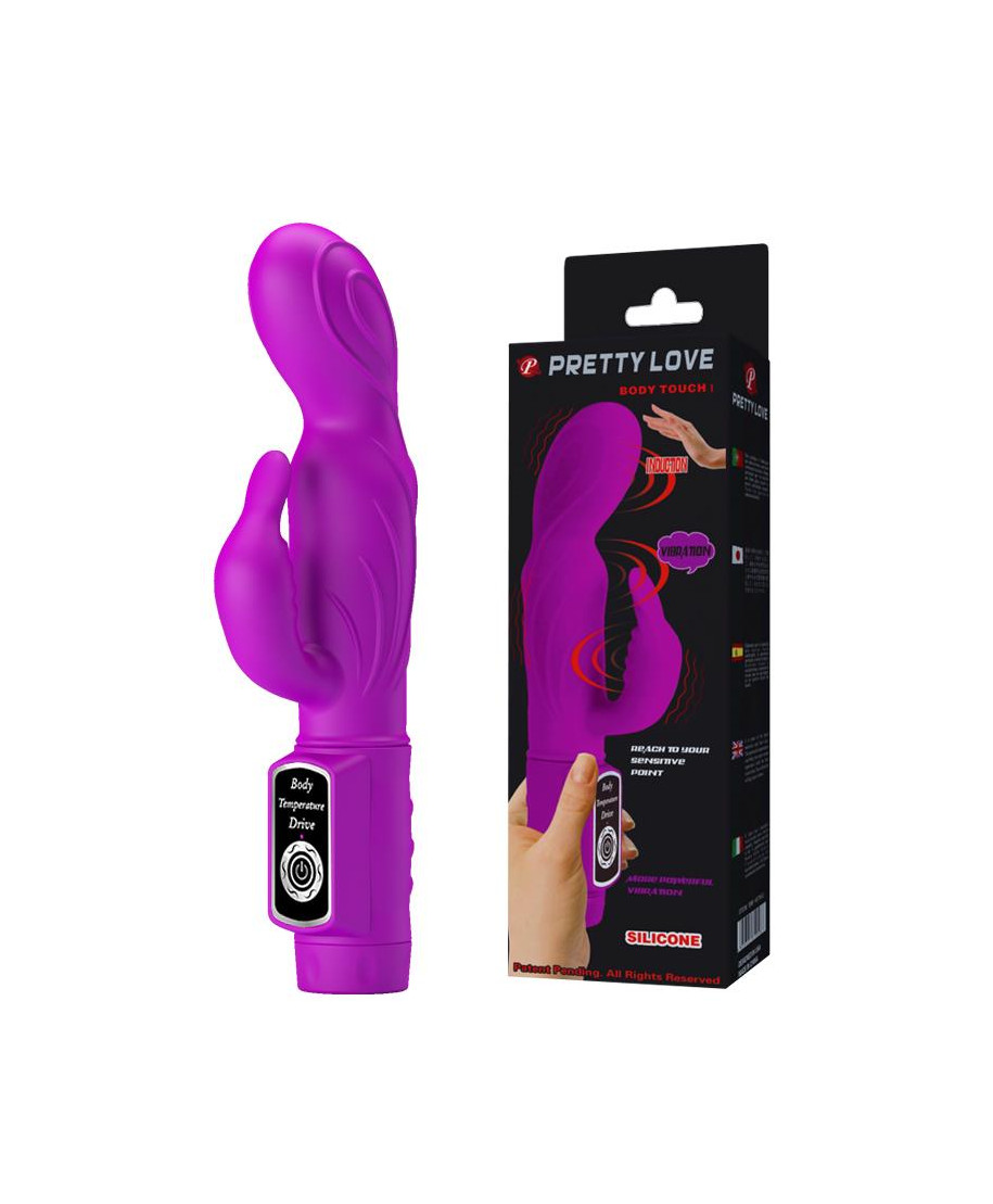 Wibrator króliczek z masażerem łechtaczki sex 22cm