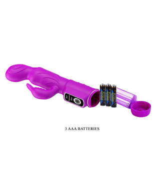 Wibrator króliczek z masażerem łechtaczki sex 22cm