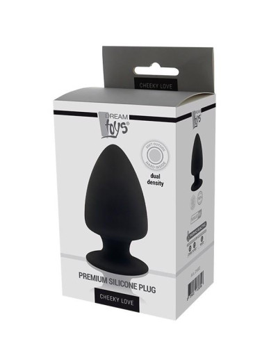 DREAM TOYS PREMIUM SILICONE PLUG M BLACK