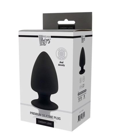 DREAM TOYS PREMIUM SILICONE PLUG L BLACK