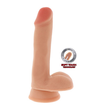 Dual density dildo6 inch balls