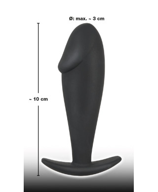 Silikonowy korek analny mały penis plug sex 10cm