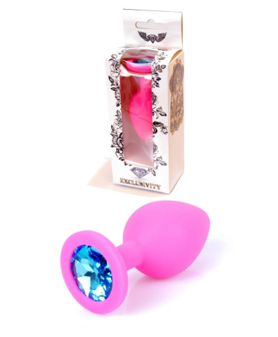 Mały korek analny sex plug silikonowy ozdobny 8cm