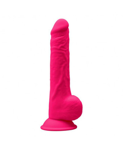 Realistyczne różowe dildo wyżyłowane z przyssawką