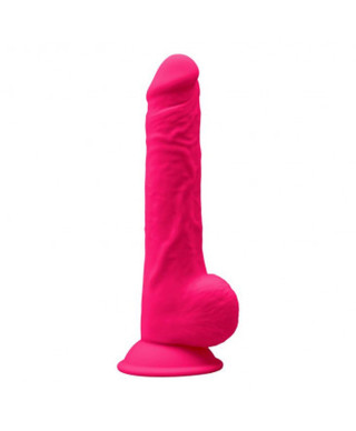 Realistyczne różowe dildo wyżyłowane z przyssawką
