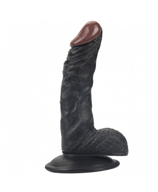 Rocket john 73 inch black realistic dildo 73 inch 185 cm