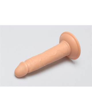 Duży gruby żylasty penis dildo z przyssawka 19 cm