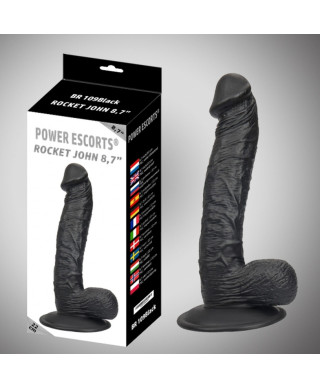 Dildo z przyssawką członek realistyczny penis 22cm