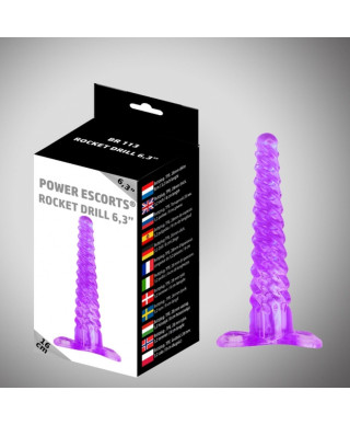 Świderek analny korek zakręcone dildo sonda 16cm