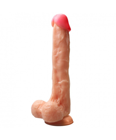 Mocna przyssawka dildo realistyczne jądra sex 25cm