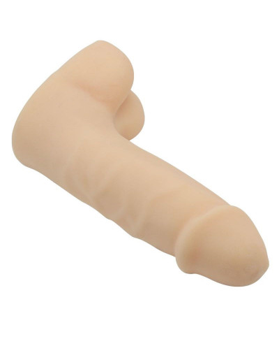 Naturalny penis z jądrami miękki elastyczny 18cm