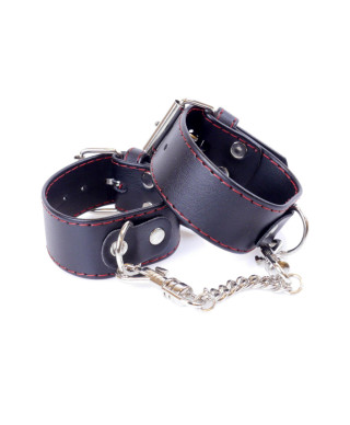 Kajdanki skórzane krępowanie wiązanie bdsm bondage