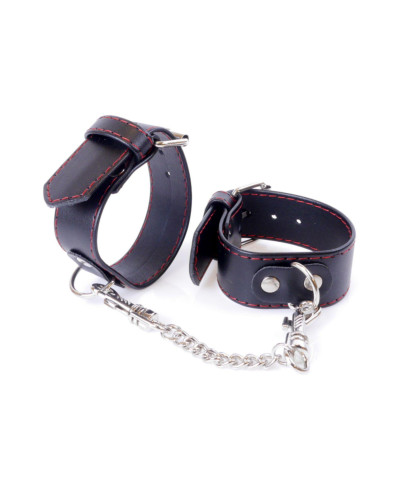 Kajdanki skórzane krępowanie wiązanie bdsm bondage