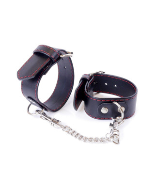 Kajdanki skórzane krępowanie wiązanie bdsm bondage