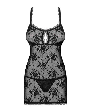 Koszulka babydoll stringi komplet obsessive lxl