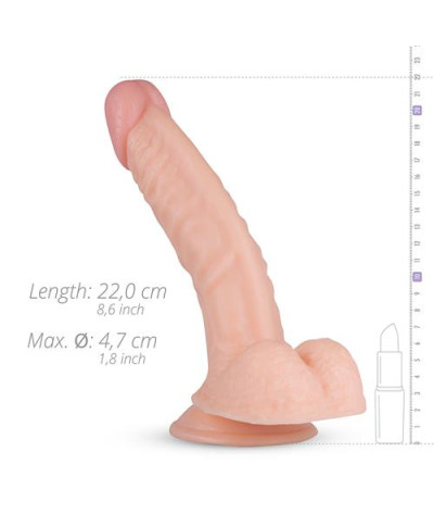 Naturalne realistyczne dildo penis przyssawka 22cm