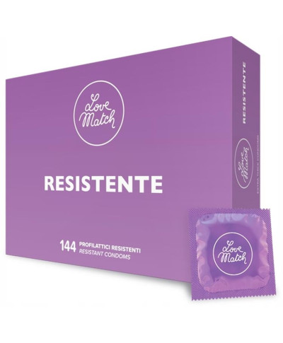 Prezerwatywy-Love Match Resistante - 144 pack