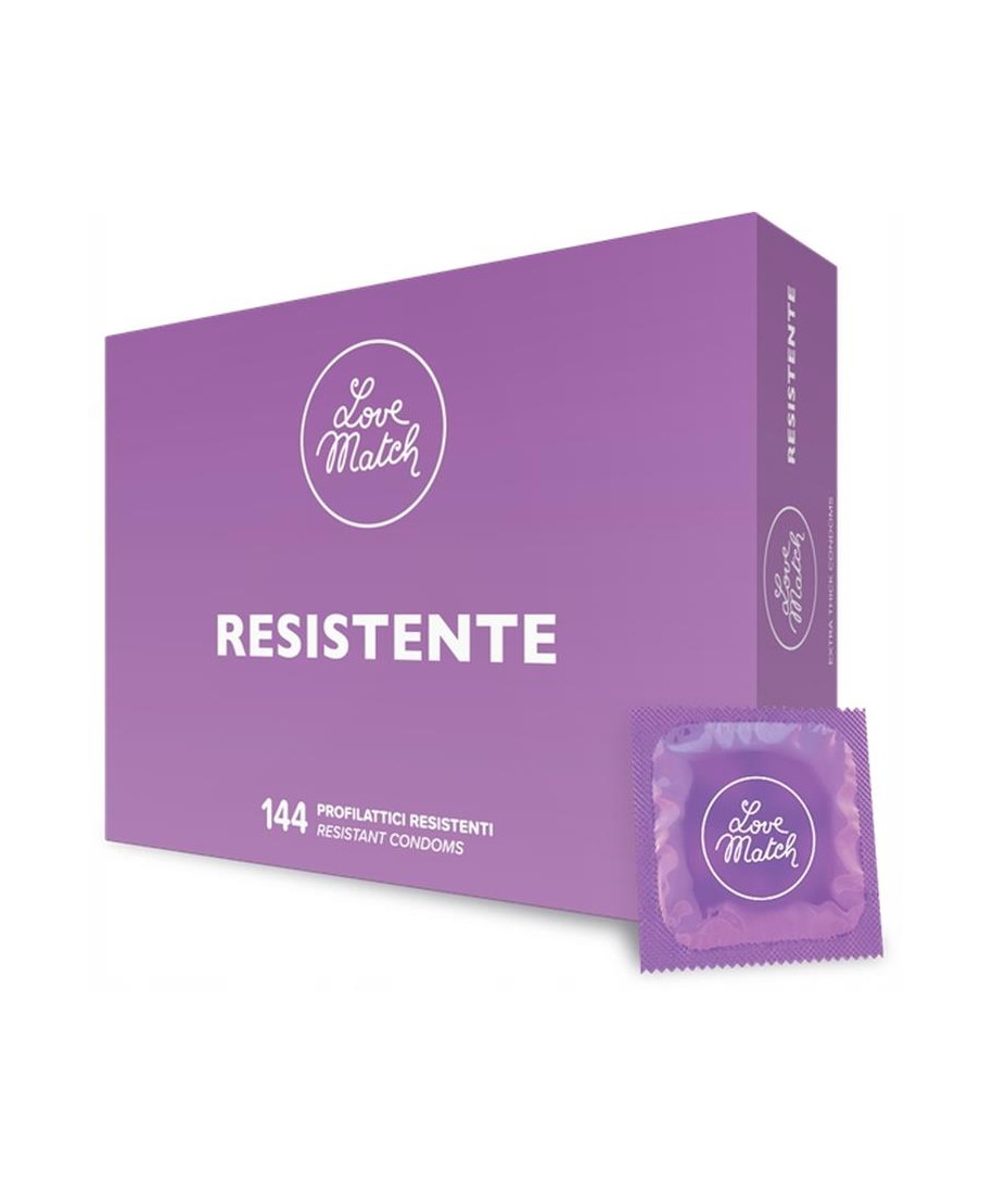 Prezerwatywy-Love Match Resistante - 144 pack