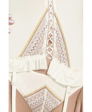 Bielizna-CONNIE CORSET cream SM - Casmir