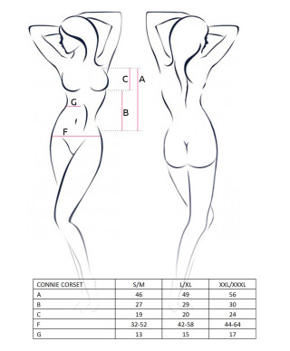 Bielizna-CONNIE CORSET cream SM - Casmir