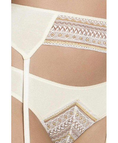 Bielizna-CONNIE SET cream LXL - Casmir