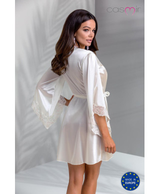 Bielizna-INOE PEIGNOIR ecru LXL - Casmir