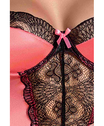 Bielizna-ROSALIE CORSET pink XXLXXXL - Casmir