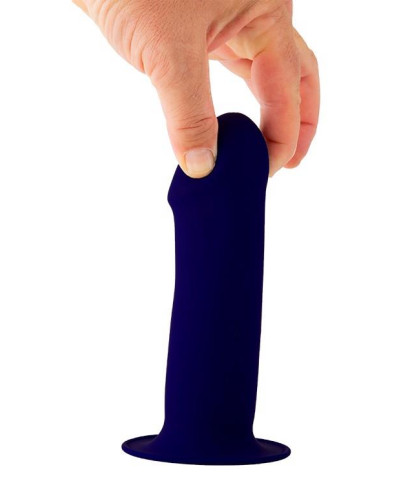 Gładkie silikonowe dildo z mocną przyssawką 18 cm