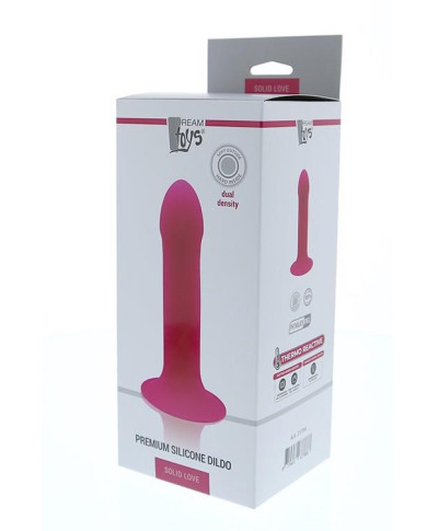 SOLID LOVE PREMIUM DILDO 7INCH PINK