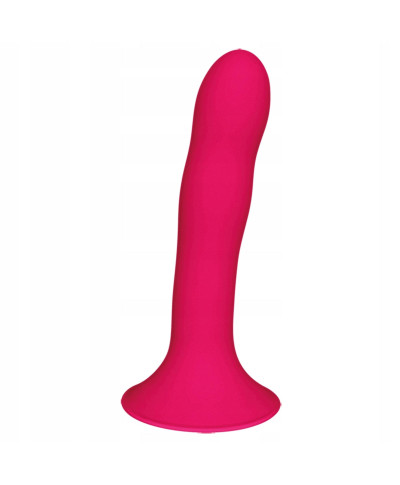 Dildo z miękkiego termoaktywnego silikonu sex 17cm