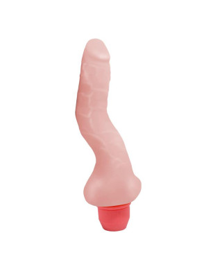 Zginany wibrator penis realistyczny naturalny 19cm