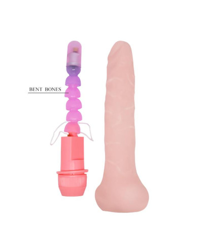 Zginany wibrator penis realistyczny naturalny 19cm