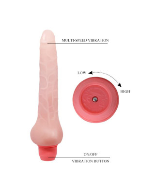 Zginany wibrator penis realistyczny naturalny 19cm