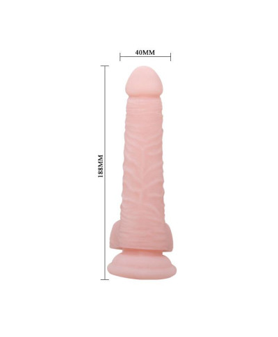 Duże grube dildo z przyssawką i jądrami sex 18cm