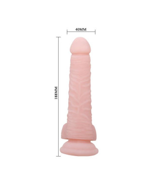 Duże grube dildo z przyssawką i jądrami sex 18cm