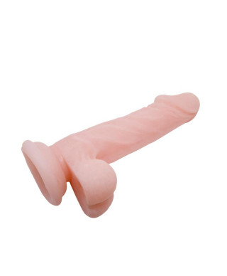 Duże grube dildo z przyssawką i jądrami sex 16cm