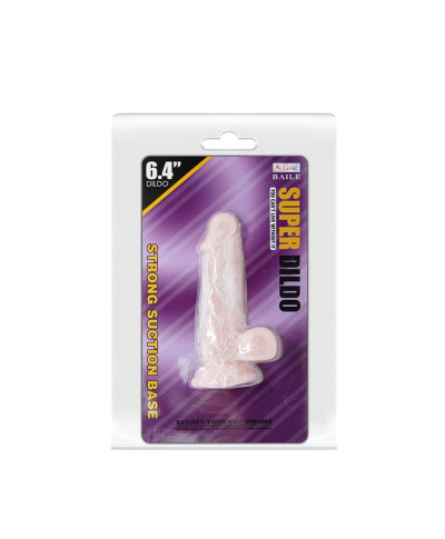 Duże grube dildo z przyssawką i jądrami sex 16cm