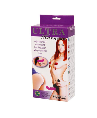 Strapon lesbijski wibrator do punktu g uprząż 15cm
